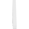Ekena Millwork Pitch Northwest Architectural Grade PVC Gable Pediment, 36"W x 7 1/2"H x 1"P (5/12) GPP036X008X100NOR - alternate 5